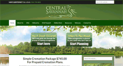 Desktop Screenshot of centralsavannahrivercrematory.com